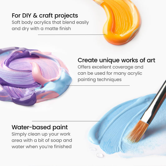ARTEZA ARTZ-3724 Art-Paints, A201 Peach Craft