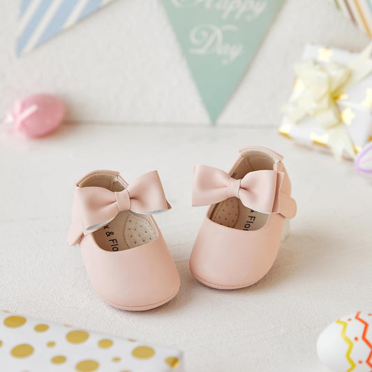 Soft Sole Baby Dress Shoes - Infant Baby Walking Shoes Moccasinss Rubber Sole Crib Shoes