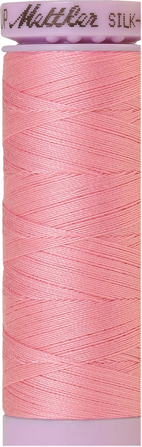 Silk-Finish Solid Cotton Thread, 164 yd/150m, Petal Pink