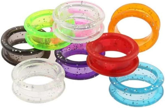 5Pcs Pink Silicone Scissors Finger Rings Grips Grooming Shear Thumb Inserts Finger Protector Ring for Barber Hair Cutting Pet Shears, Dog Grooming Scissors