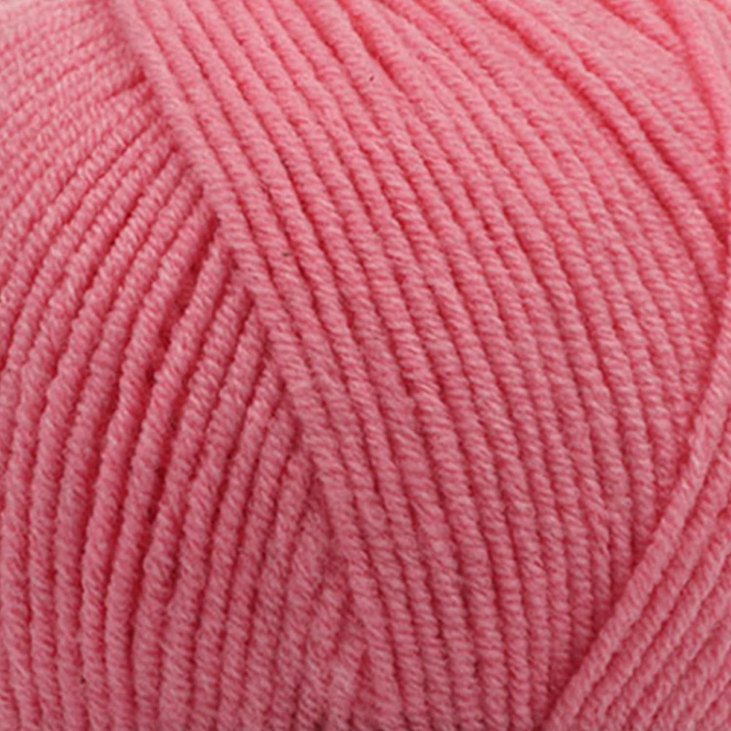 Soft Cotton Blend Crochet Yarn – Sport Weight Yarn for Crochet & Knitting – 100g / 361yds – 55% Cotton 45% Acrylic – Ideal for Amigurumi & Baby Projects (Pink - Bright Pink, 1 Skein)