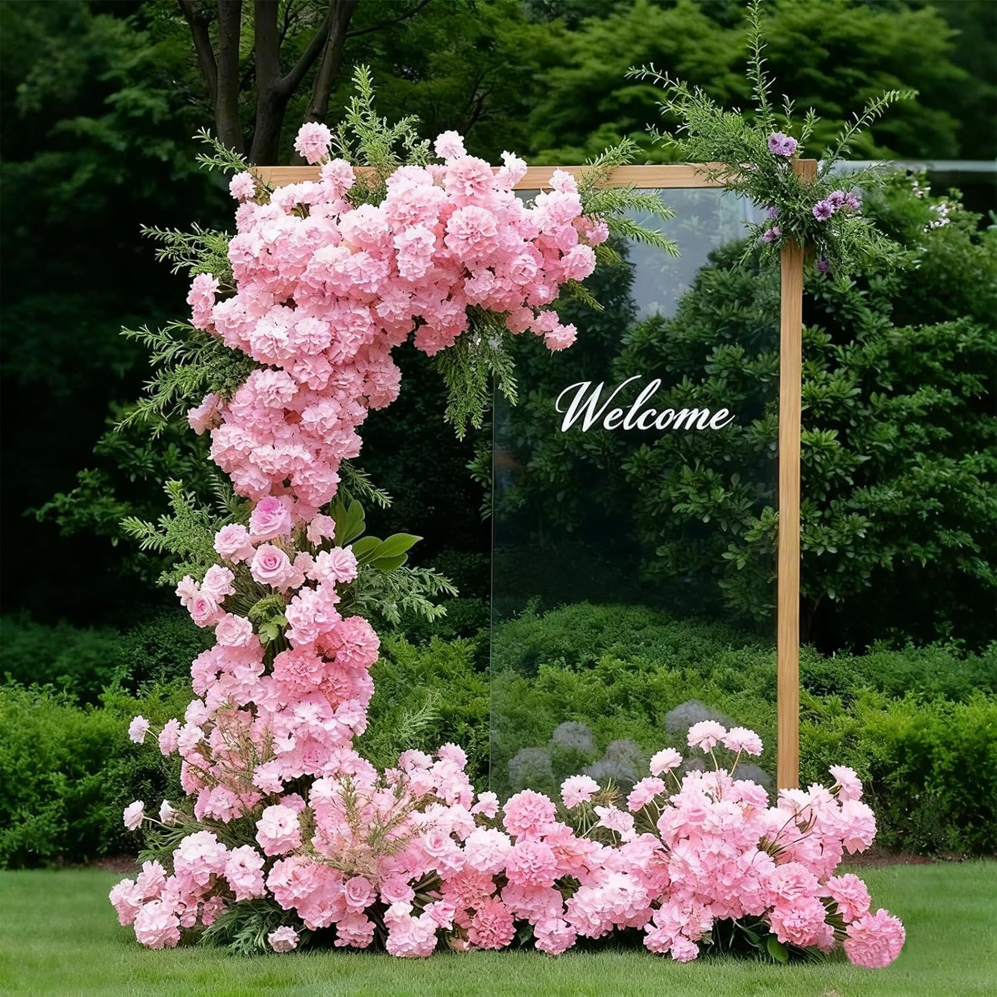 20 Pcs Pink Hydrangea Artificial Flowers Bulk, Faux Hydrangea Flowers Heads, Artificial Fake Silk Hydrangea Flowers with Stems, Pink Flowers Artificial for Decoration Wedding Décor