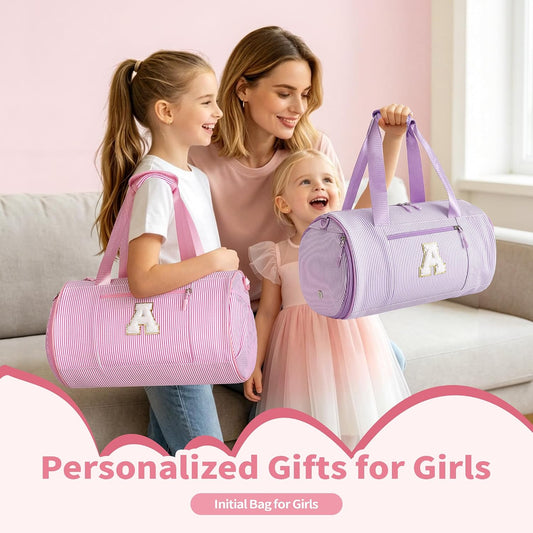 YOOLIFE Dance Bag for Girls Kids - Travel Duffle Bag Dance Bags for Teen Girls Kids | 5 6 7 8 9 10 11 12 Year Old Girl Birthday Gift, Birthday Gifts for Girl Kid Pink Gym Bags (Pink R)