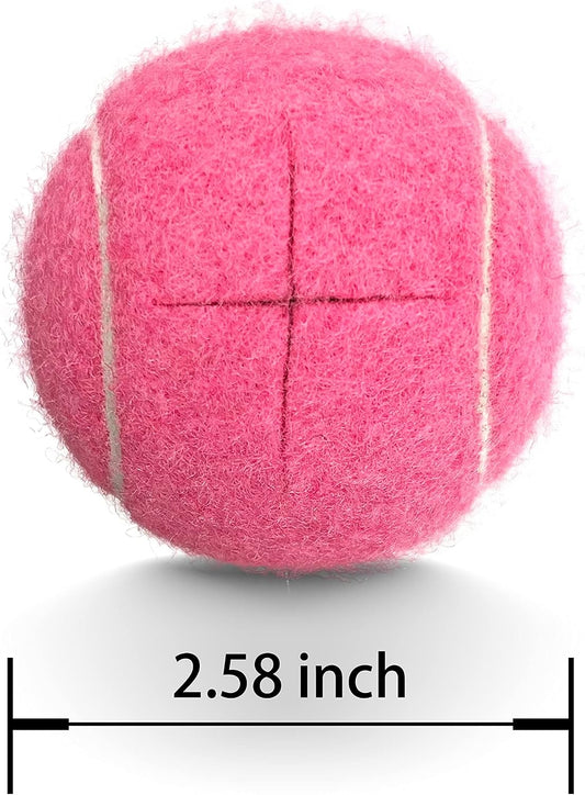 2PCS Precut Tennis Balls for Walkers, Heavy Duty Long Lasting Glide Balls - Precut for Easy Installation, Universal Felt Pads for Walker Legs & Furniture, Floor Protectors