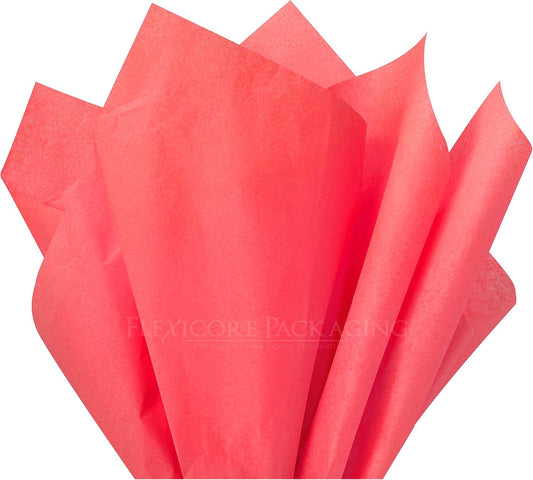 Flexicore Packaging Coral Pink Gift Wrap Tissue Paper XL | Size: 20 Inch X 30 Inch | Count: 10 Sheets | Color: Coral