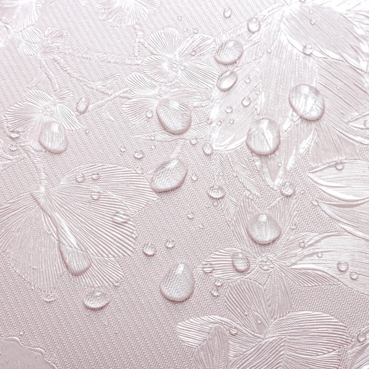 Erfoni 118"x15.7" Pink Wall Paper Embossed Floral Peel and Stick Wallpaper Light Pink Flower Textured Embossed Contact Paper DIY Removable Self Adhesive Wallpaper for Countertop Cabinets Decor