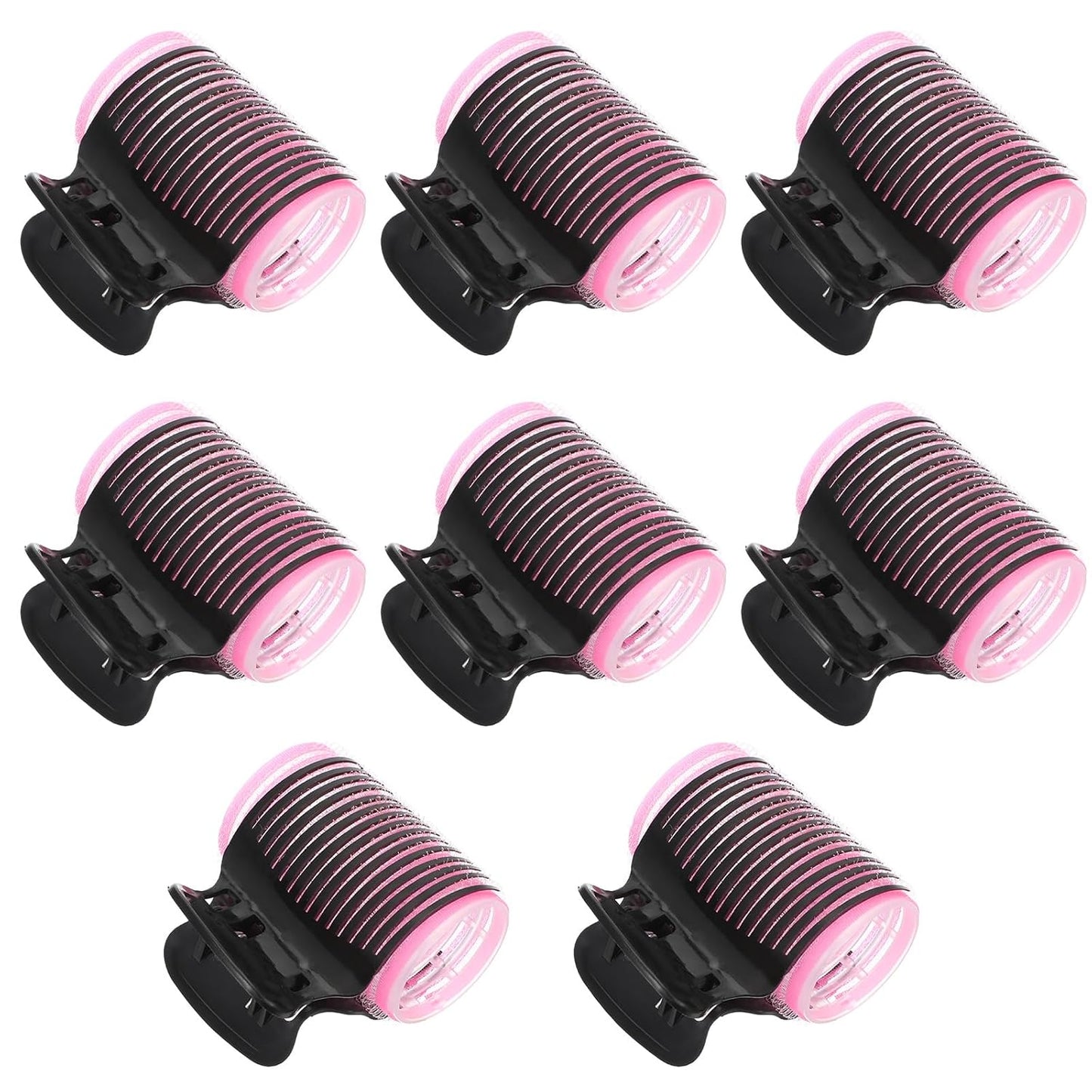 8 Sets Hot Roller Clips Versatile Hair Roller Clamps Curler Claw Replacement Clip Hair Section Styling Tool Set for Women Girls Effortless Curls Waves