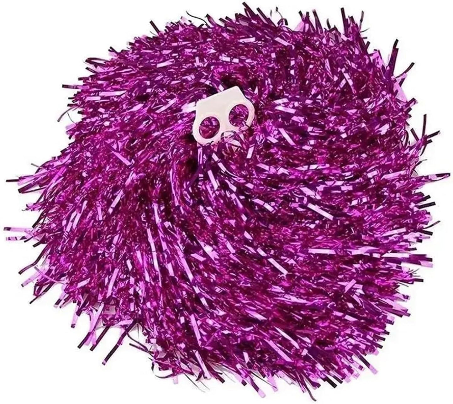 Cheerleading Pom Poms 6-Pack Metallic Cheerleading Pom Poms, for Dance Party Team Sports & Decor