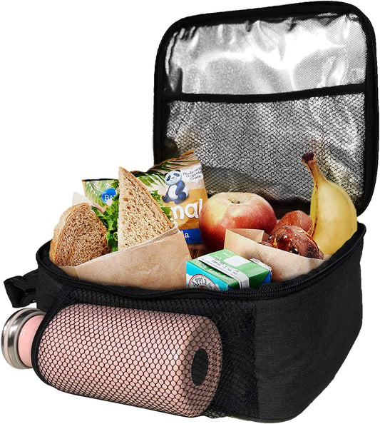 Hap Tim lunchbox for Adult, Insulated Lunch Bag for Women, Reusable Lunch Box, Spacious Lunchbag, Pink (18654-PK)