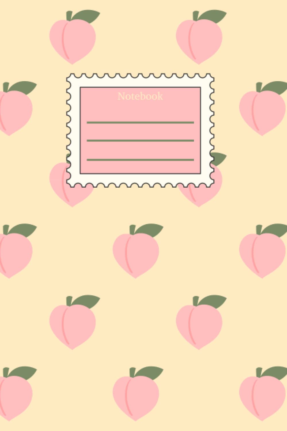 Notebook: Kawaii Peach Pastel Journal Notebook, Cute Peach Composition Notebook, Cute Stationary, Peach Diary (German Edition)
