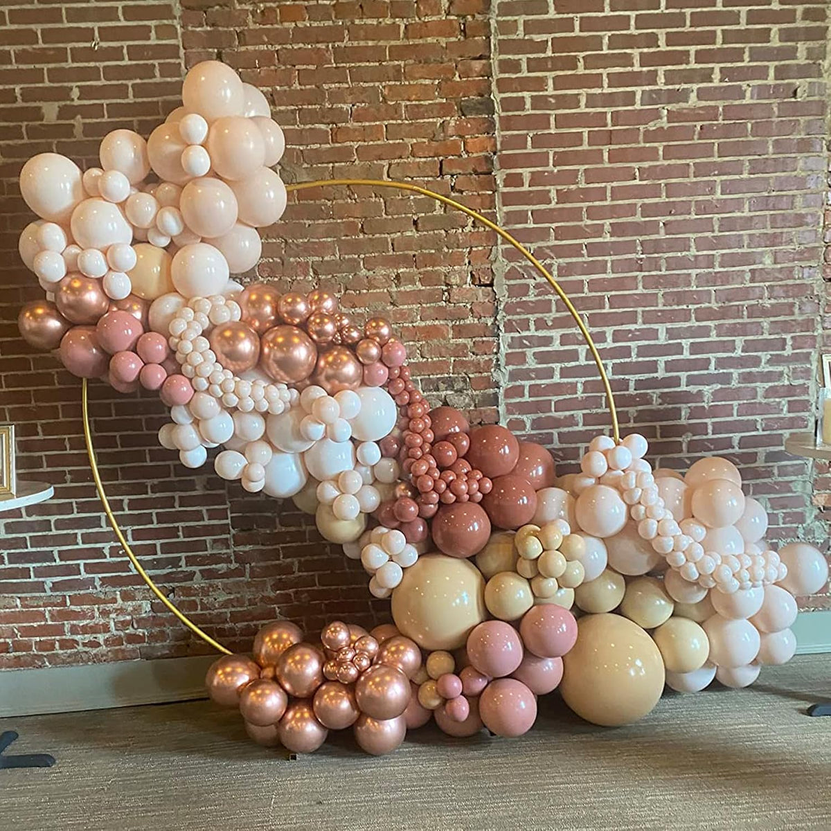 Retro Blush Pink Balloons 60 Packs 12 Inch Latex Balloons