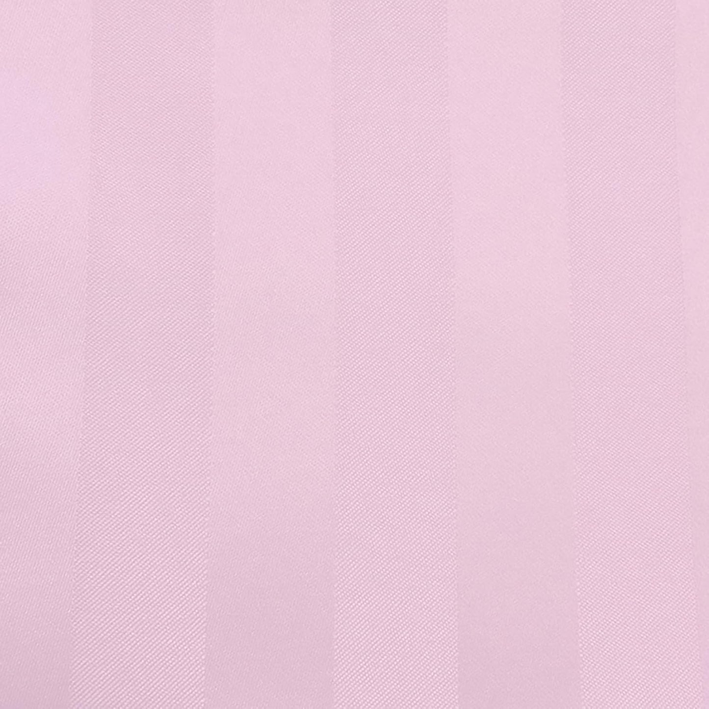 Satin-Stripe 17 x 17-Inch Cloth Napkins -1 Dozen- Light Pink