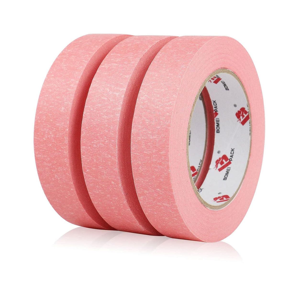 Pink Painters Tape 0.94-Inches x 55 Yards (3-Pack), Painters Masking Tape Bulk - Sharp Edge Line Technology, Produces Sharp Lines | Residue-Free and Artisan Grade Wall Trim Tape