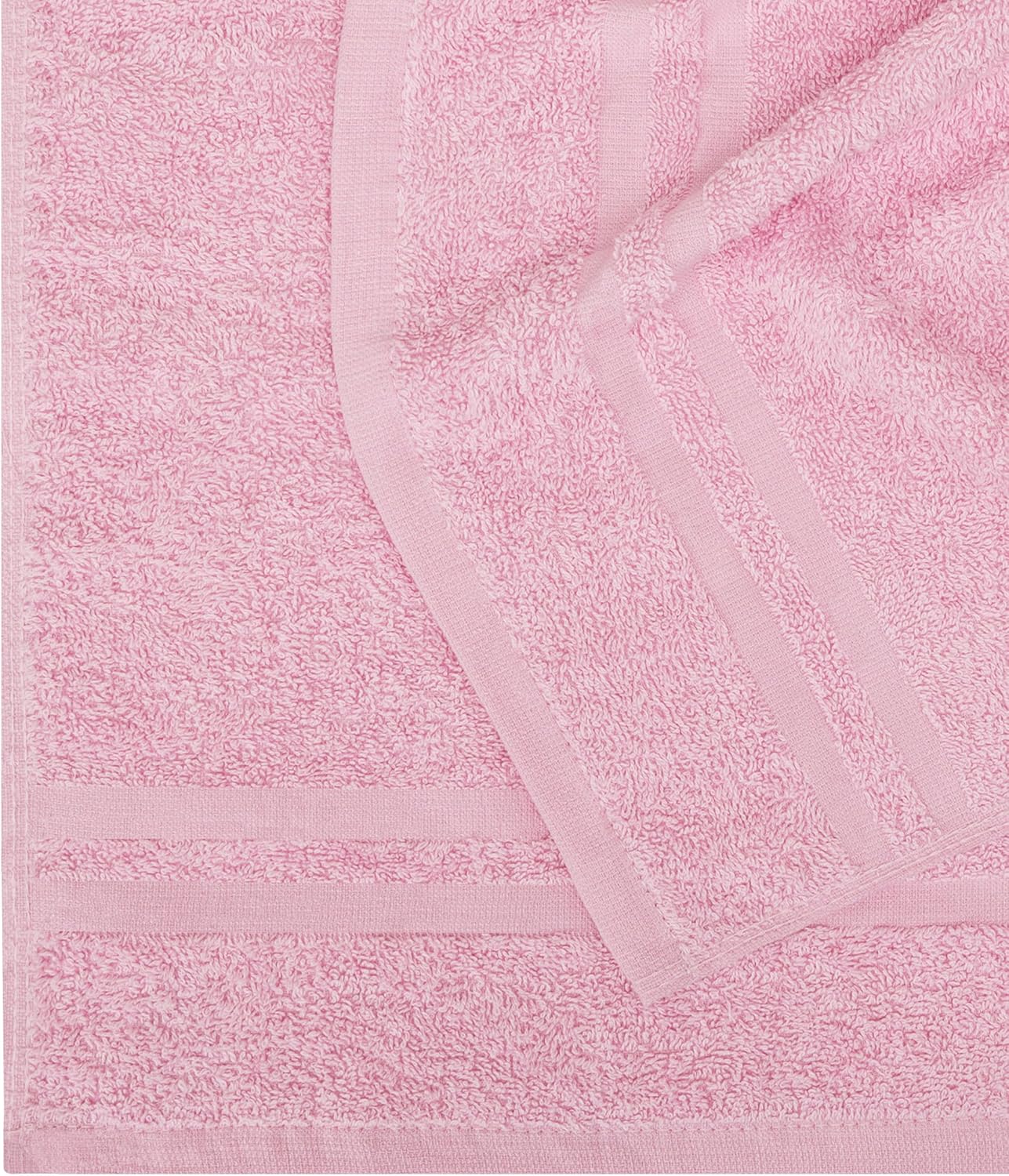 Utopia Towels Cotton Bleach Proof Salon Towel 16 by 27 inches, Bleach Safe 100% Cotton Hand Towel for Gym, 12 Pack, Pink