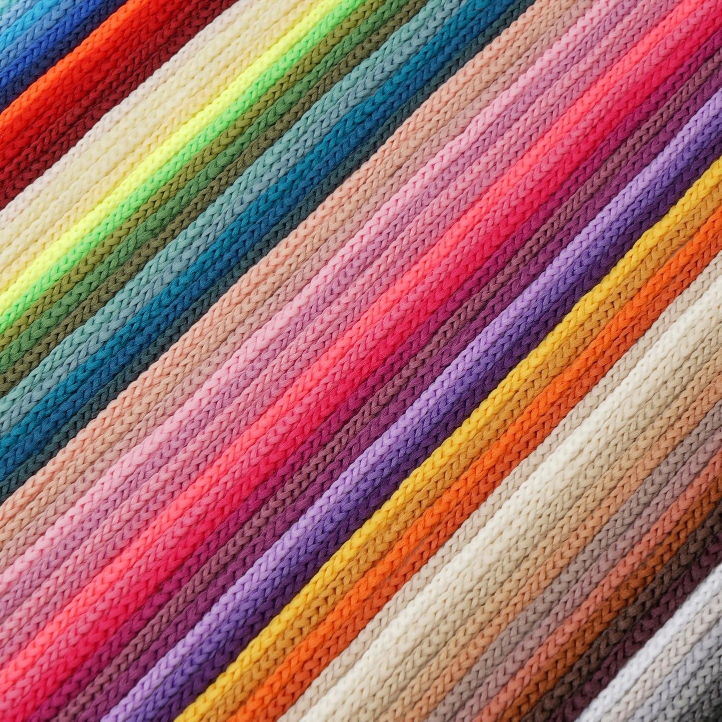 Polyester Soft Macrame Cord 2.5-3mm, 191 Yards x 1/9 inc Turkish Polyester Rope, Braided Macrame Yarn for DIY Crafts, Plant Hanger, Wall Hanging, Macrame Bag (2292-Salmon, 1 Ball)