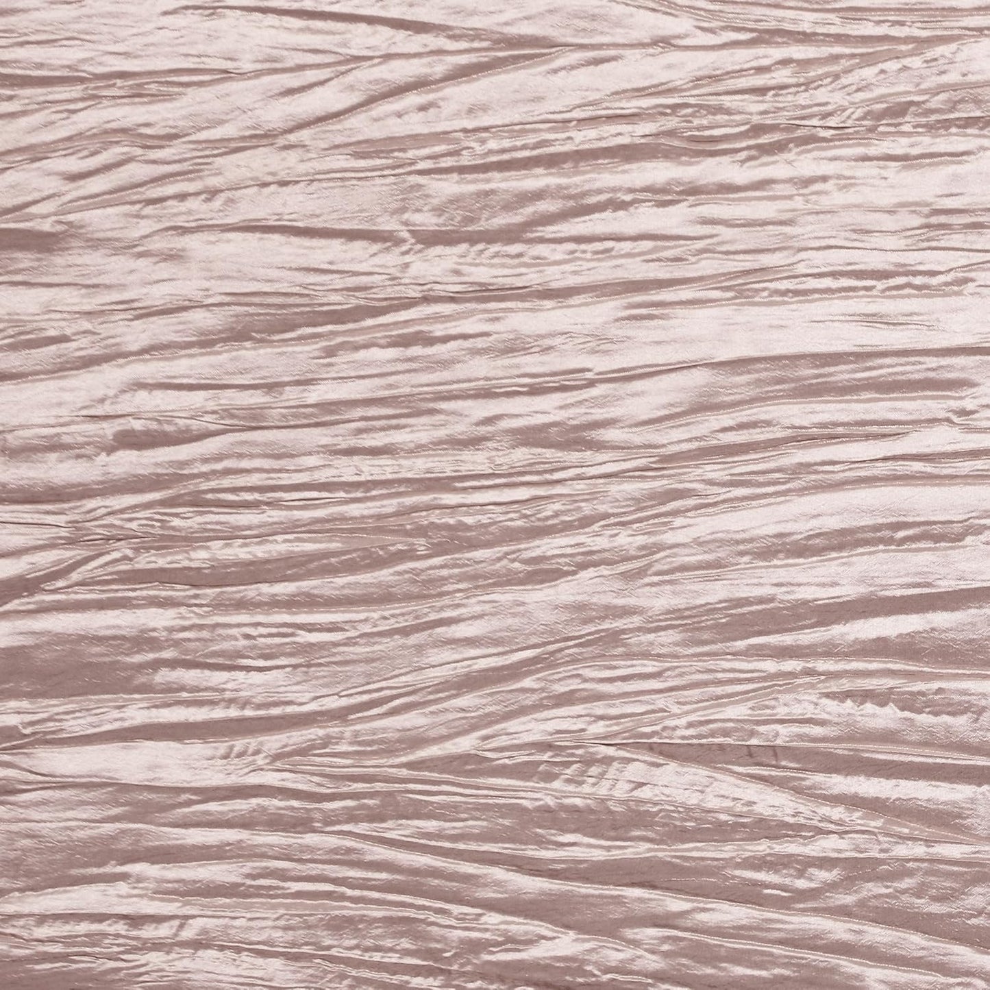 YOUR CHAIR COVERS - 90 x 132 inch Rectangular Crinkle Taffeta Tablecloth - Blush, Rectangle Table Linens for 6 ft Rectangular Tables, Wedding Crushed Table Cloth