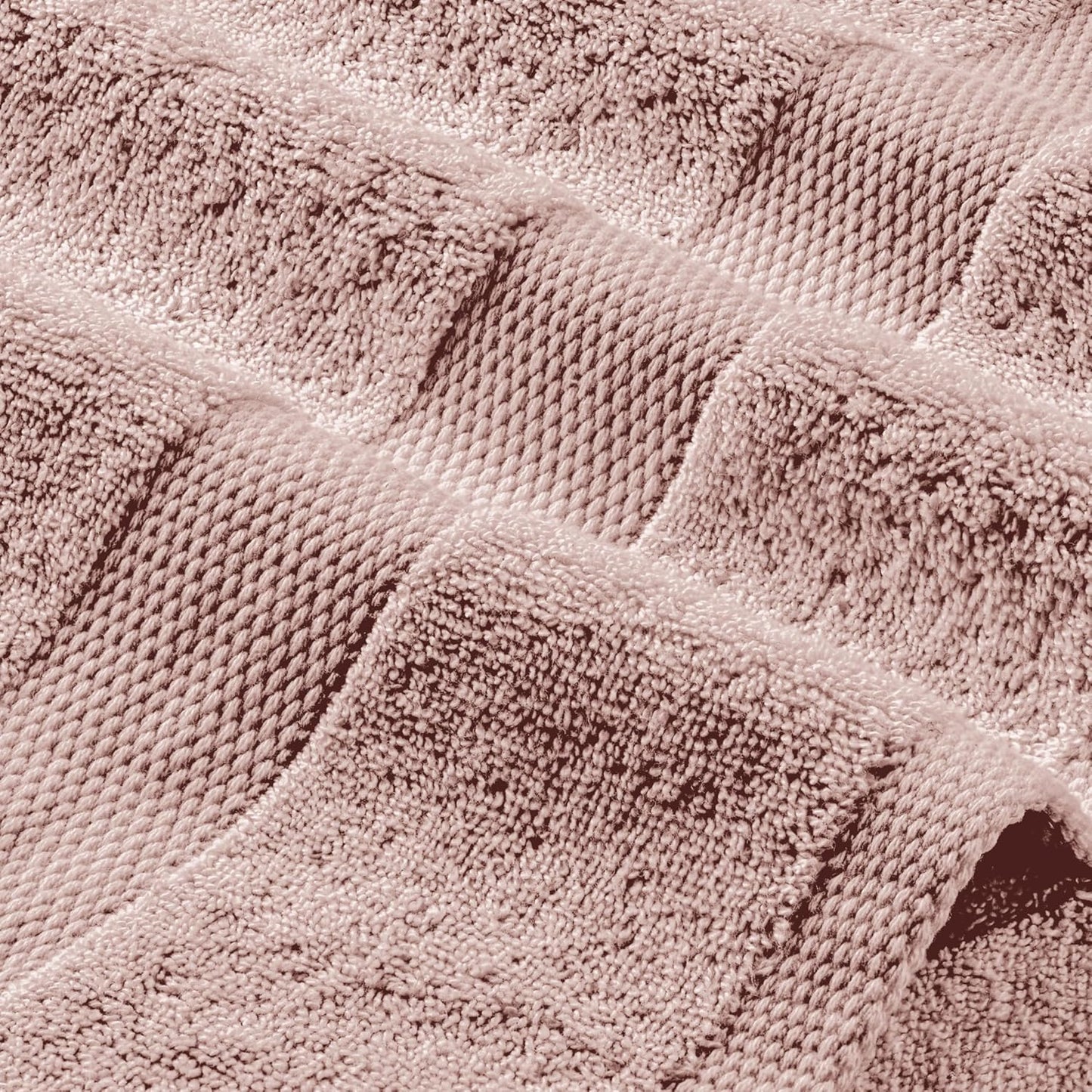 White Classic Luxury Soft Bath Sheet Towels - 650 GSM Cotton Luxury Towels Extra Large 35x70 | Highly Absorbent and Quick Dry | Hotel Quality, Pink, 2 Pack