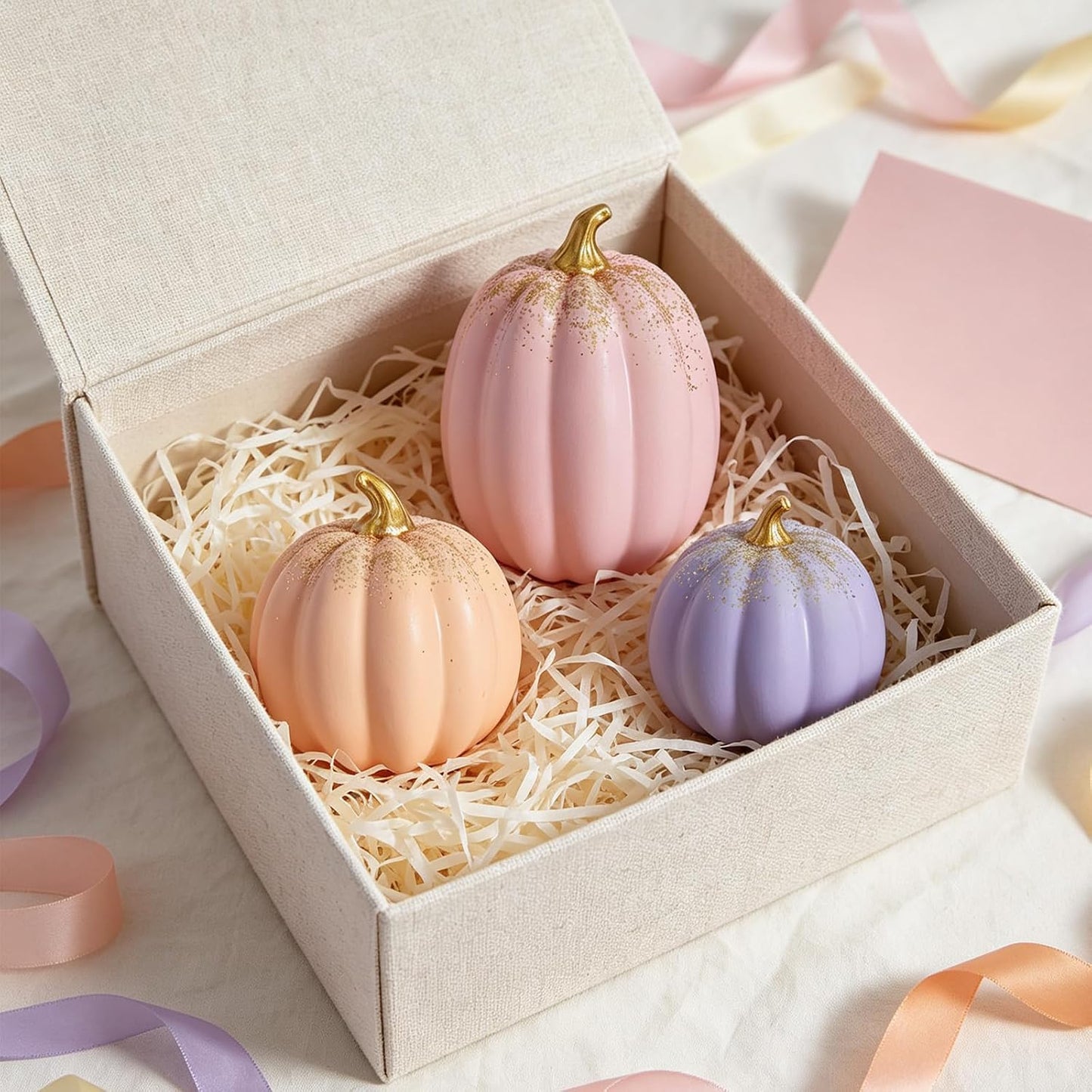 Fall Pumpkin Decorations Halloween Ghost Decor for Home Table