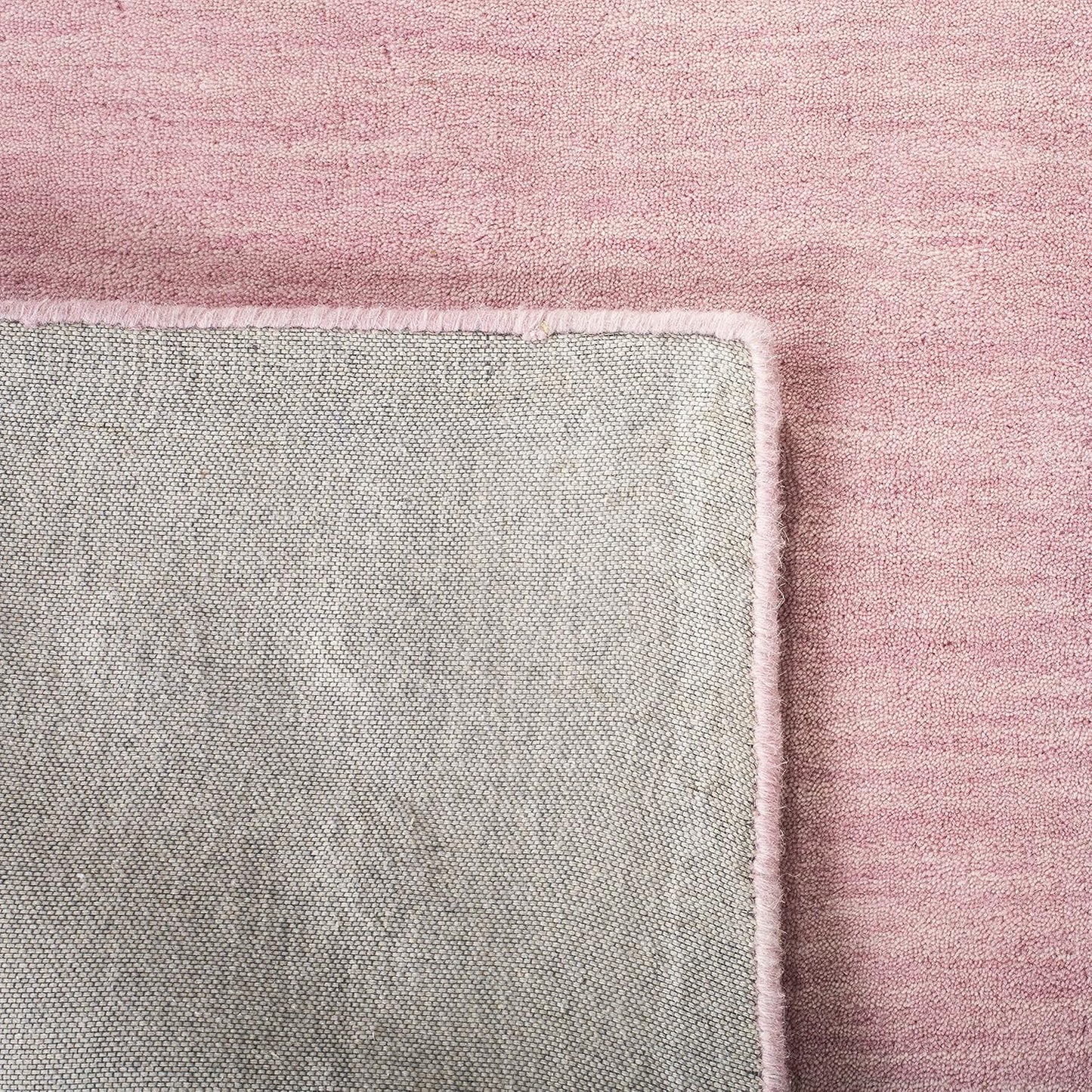 SAFAVIEH Kids Collection Area Rug - 5' x 8', Pink, Handmade Polka Dot Border Wool, Ideal for High Traffic Areas in Living Room, Bedroom (SFK802U)