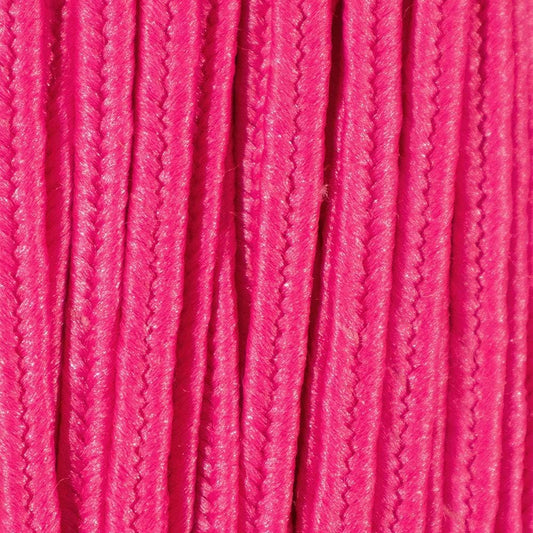 3 Yards of 3mm Polyester Soutache Cord – for Beading, Jewelry Making, Ornamental Braiding, and Much More (Deep Pink)