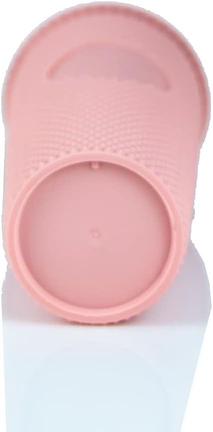 Hogg 24 oz Studded Tumbler with Lid and Straw - Light Pink, Reusable Iced Coffee Cup, Bling Tumbler for Women, Glitter Rhinestone Cup, Gifts for Iced Coffee Lovers