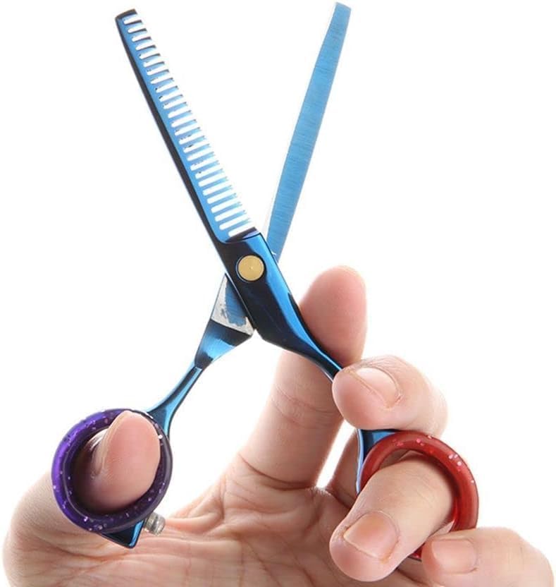 5Pcs Pink Silicone Scissors Finger Rings Grips Grooming Shear Thumb Inserts Finger Protector Ring for Barber Hair Cutting Scissors Pet Shears,Grooming, Silicone sase