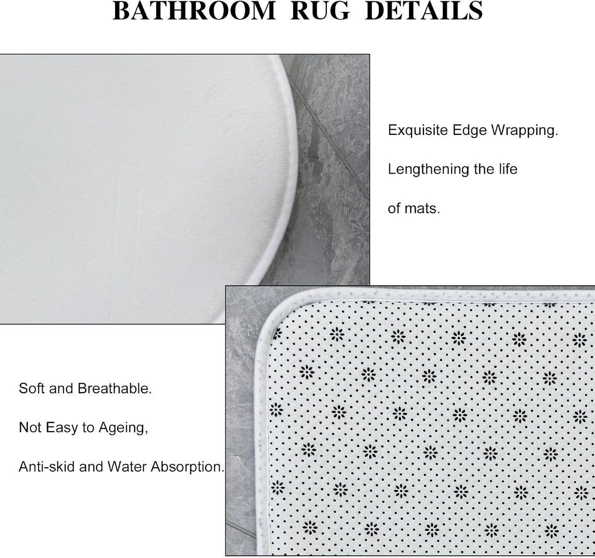 Pink Gold Marble Abstract Modern 4Pcs Bathroom Shower Curtain Set with Rugs