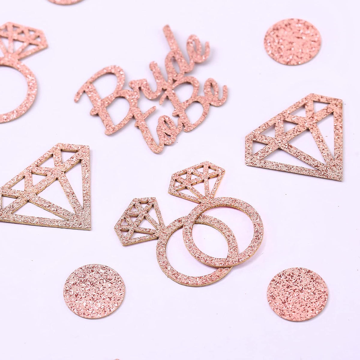 Bridal Shower Table Glitter Bride Confetti Bachelorette Party Decorations