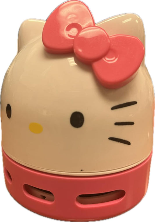 Hello Kitty Desktop Vacuum, 5 inch Height, for Dust and Crumbs, Handheld, Lightweight, Pink, Pink/White/Black