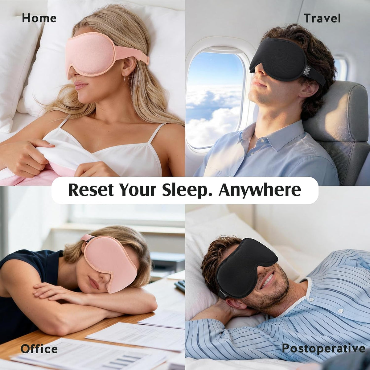 Sleep Mask for Women Lash Extension 3D PRO Eye Mask for Sleeping
