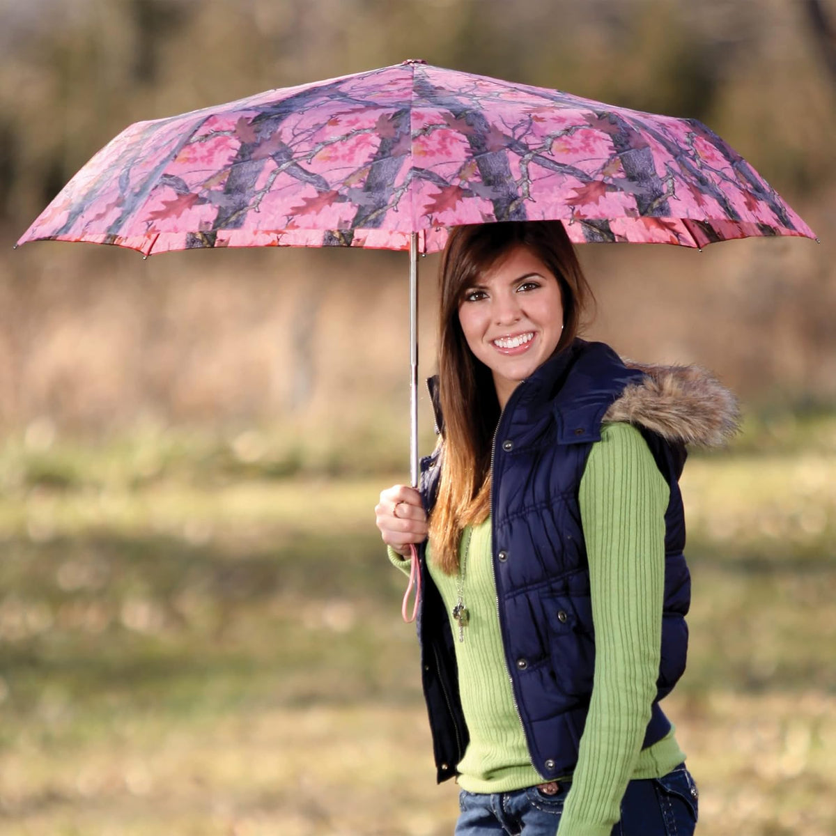 Automatic Windproof Umbrella for Work, Car, Travel, Golf, Hunting, or Fishing