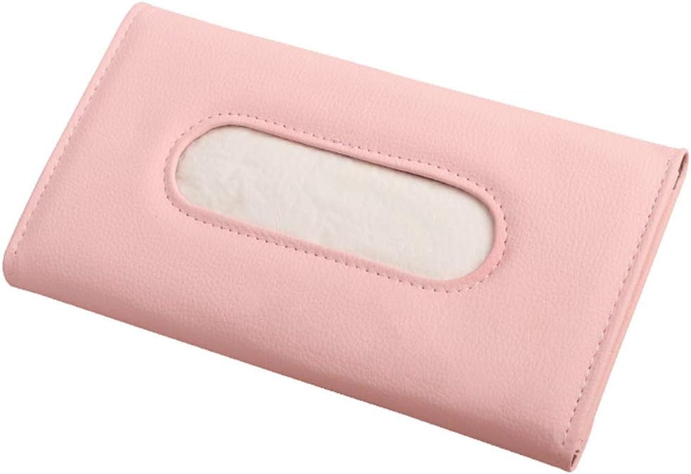 Pink Car Tissue Holder for Sun Visor, Car Accessories for Women