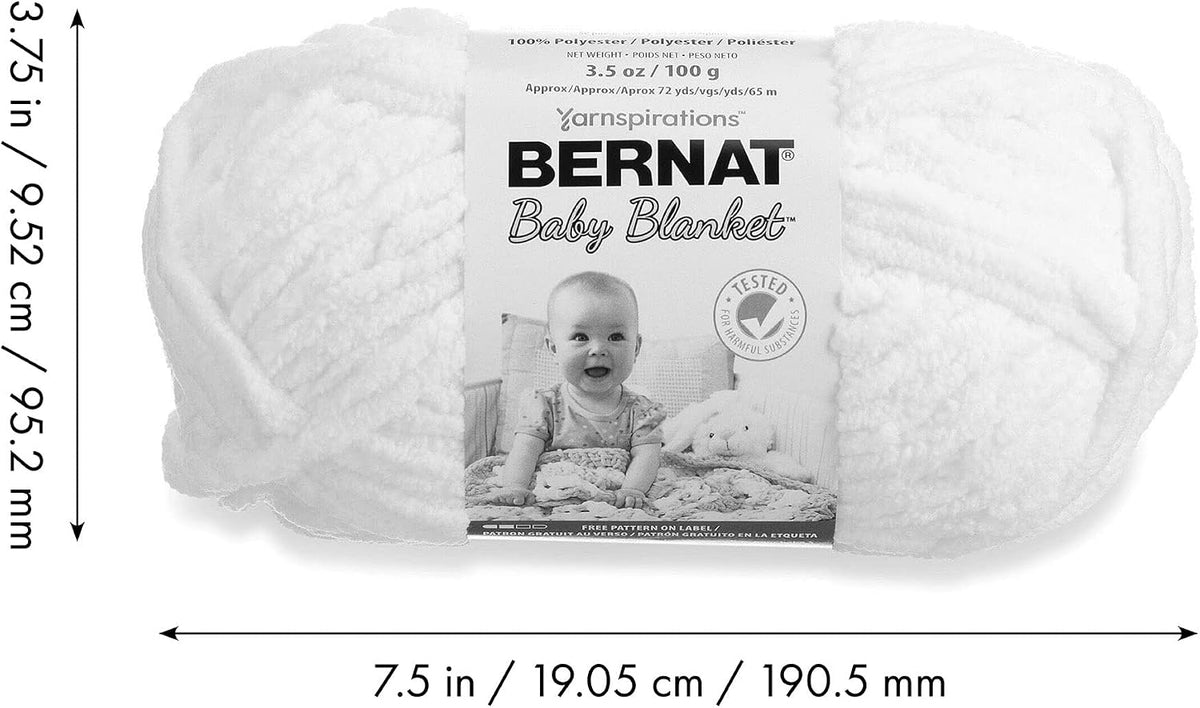 Baby Blanket Yarn for Crocheting Soft, Peachy, 3-Pack