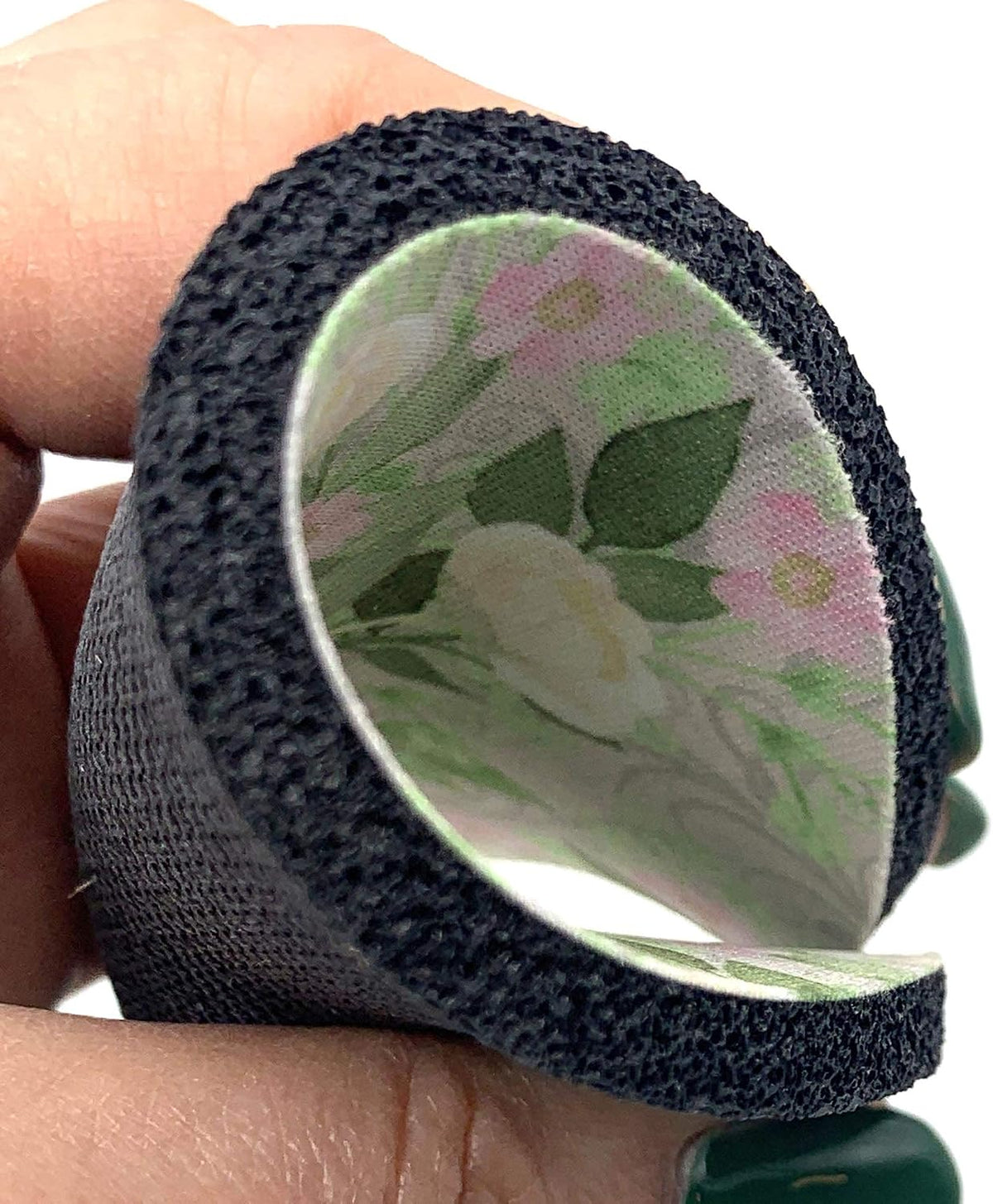 Rustic Easter Eggs Gift Basket Vintage Pastel Pink Floral Print Design Neoprene Drink Coasters (Set of 4) - Handmade