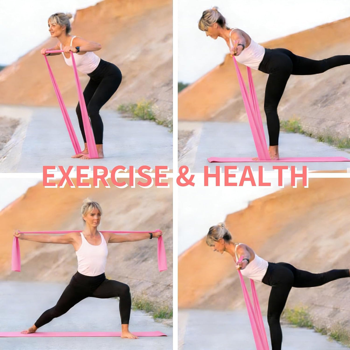 Resistance Bands Long Non-Latex Elastic Stretch Bands