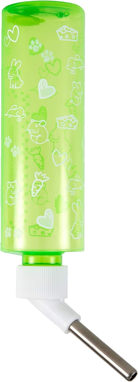 Lixit® Critter Bright Water Bottles for Hamsters, Rabbits, Chinchillas, Ferrets, Guinea Pigs and Other Small Animals - Made in USA (Blue (Pack of 1), 8 Ounce)