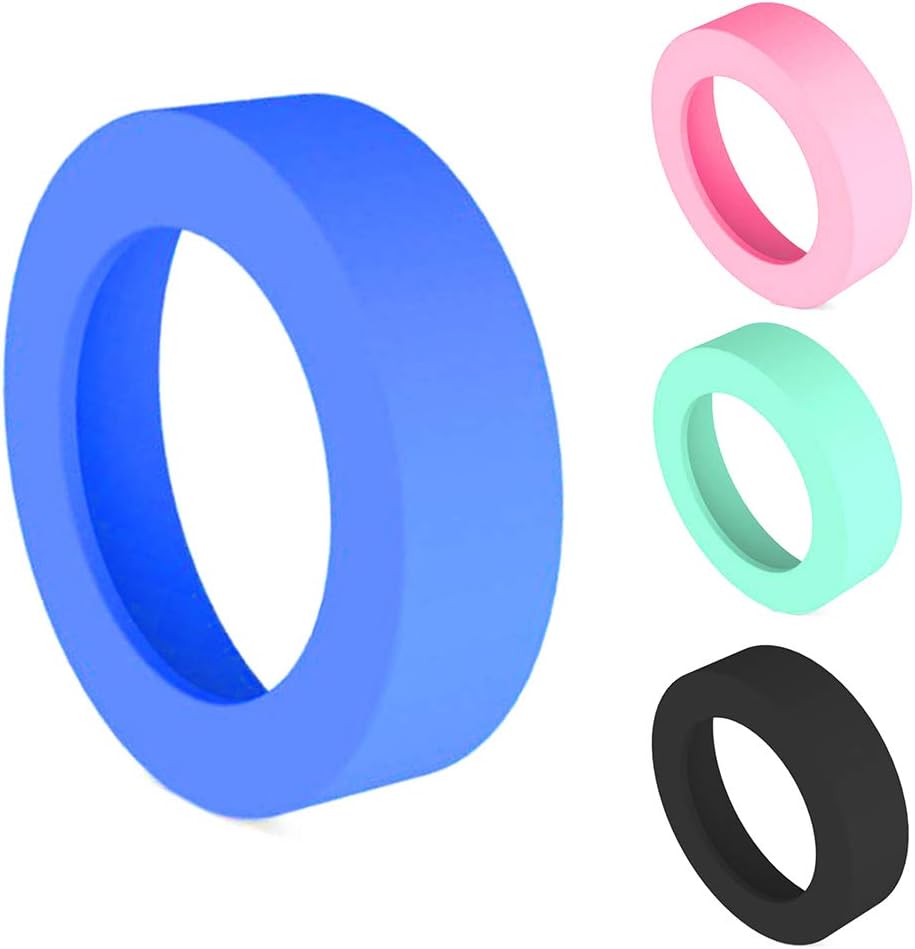 4 PCS Eco-Friendly Non-Slip Silicone Coaster for 20 oz, 30 oz Tumbler (Pink 70mm)