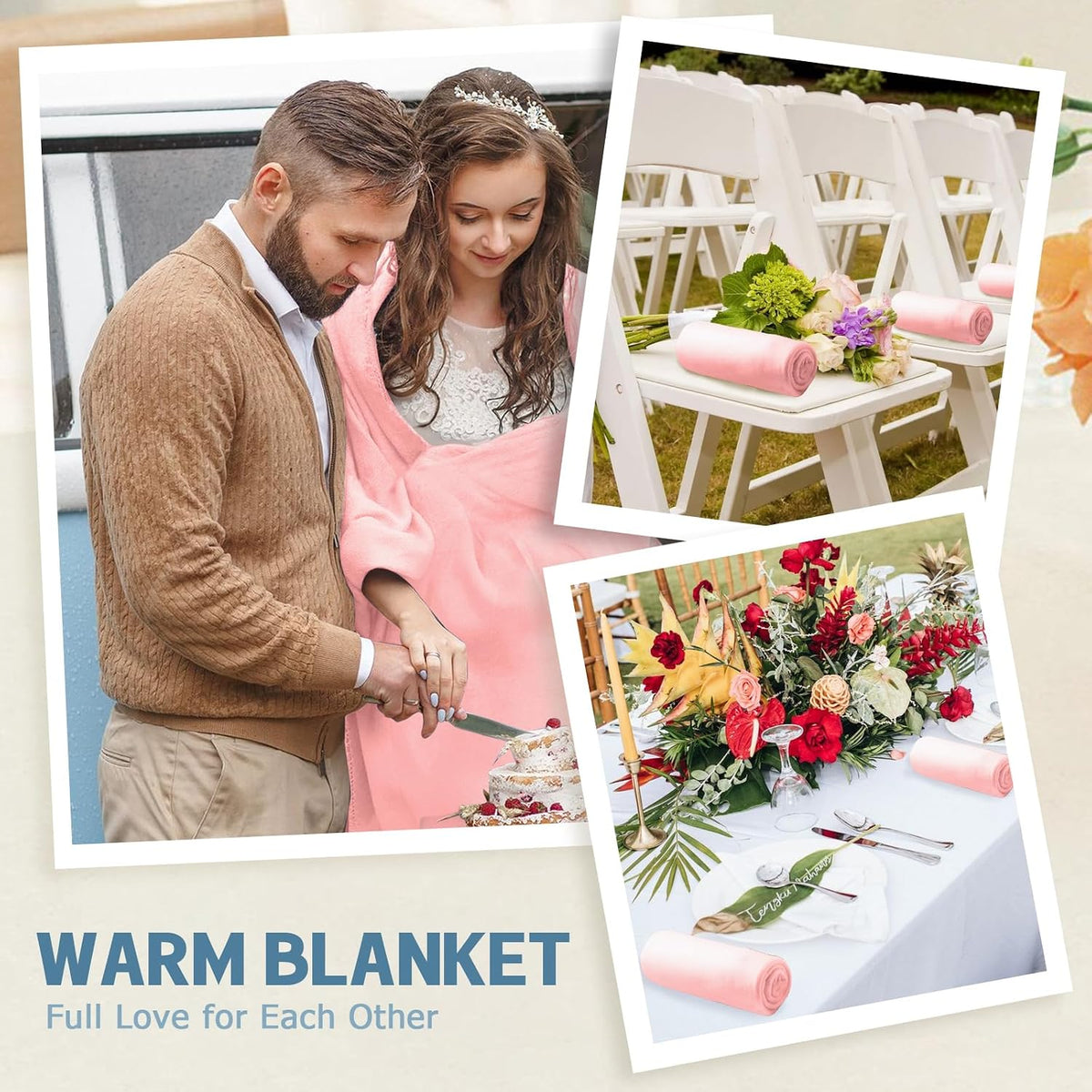6 PCS Fleece Throw Blankets Bulk 60 x 50 in Soft Blankets Fabric Warm Lightweight Wool Blanket Cozy Coverlet for Beds Sofas Home for All Seasons (6, Pink, 50"x60")