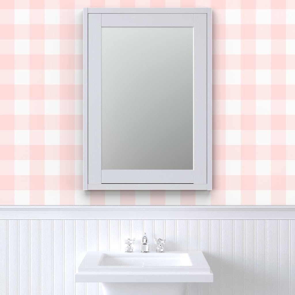 Plaid Fashion Home Peel and Stick Removable Wallpaper