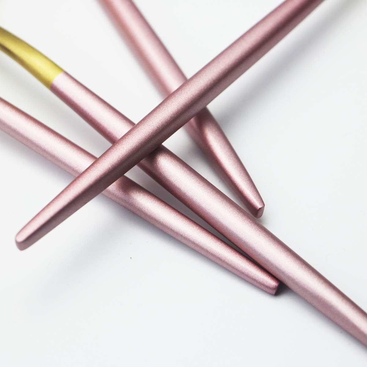 18/10 Stainless Steel Butter Knife, Set of 6, Butter Spreader,Serve Your Butter, Breakfast Spreads,Cheese and Condiments. Dishwasher Safe (Pink gold)