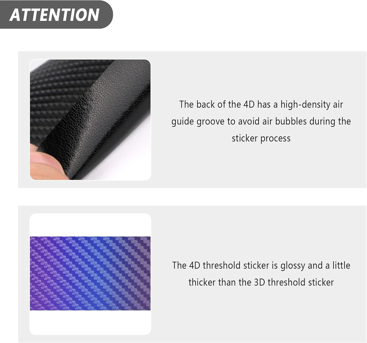 4PCS Car Door Sill Protector with Scraper,Carbon Fiber Car Door Protector Edge Guards for Front Rear Door Sills,Universal Anti-Scratch Car Door Threshold Strips (Pink)