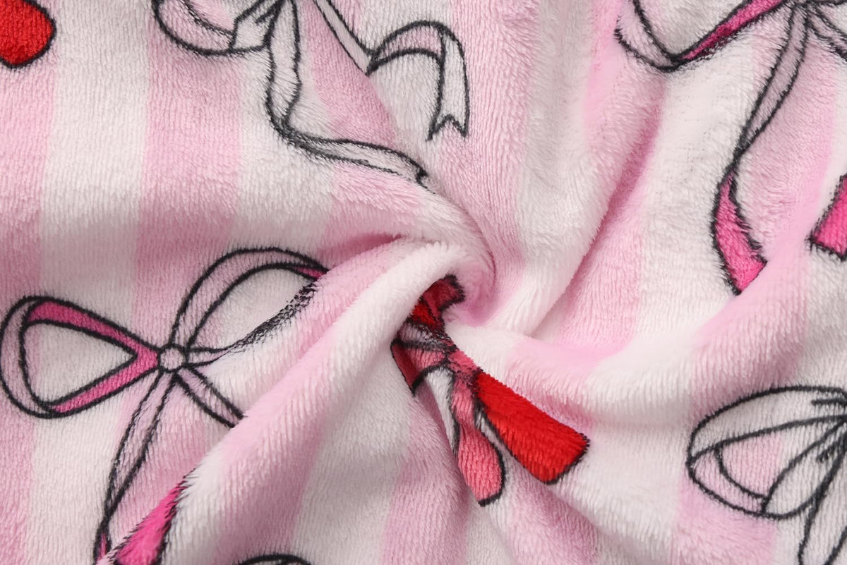 Girls Fleece Hooded Robes Soft Plush Bathrobe for Kids 2-16 Years