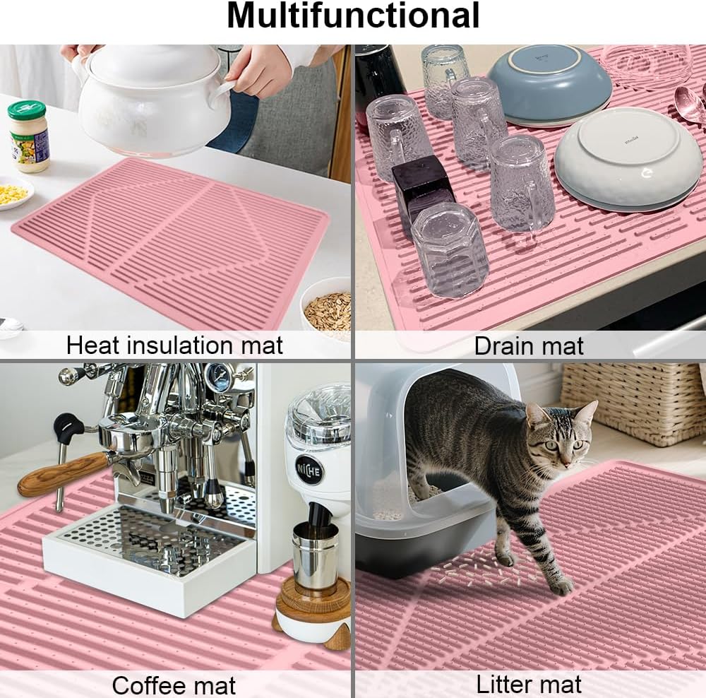 Stove Cover - Stove Top Covers for Electric Stove 28 x 20 Inch Pink