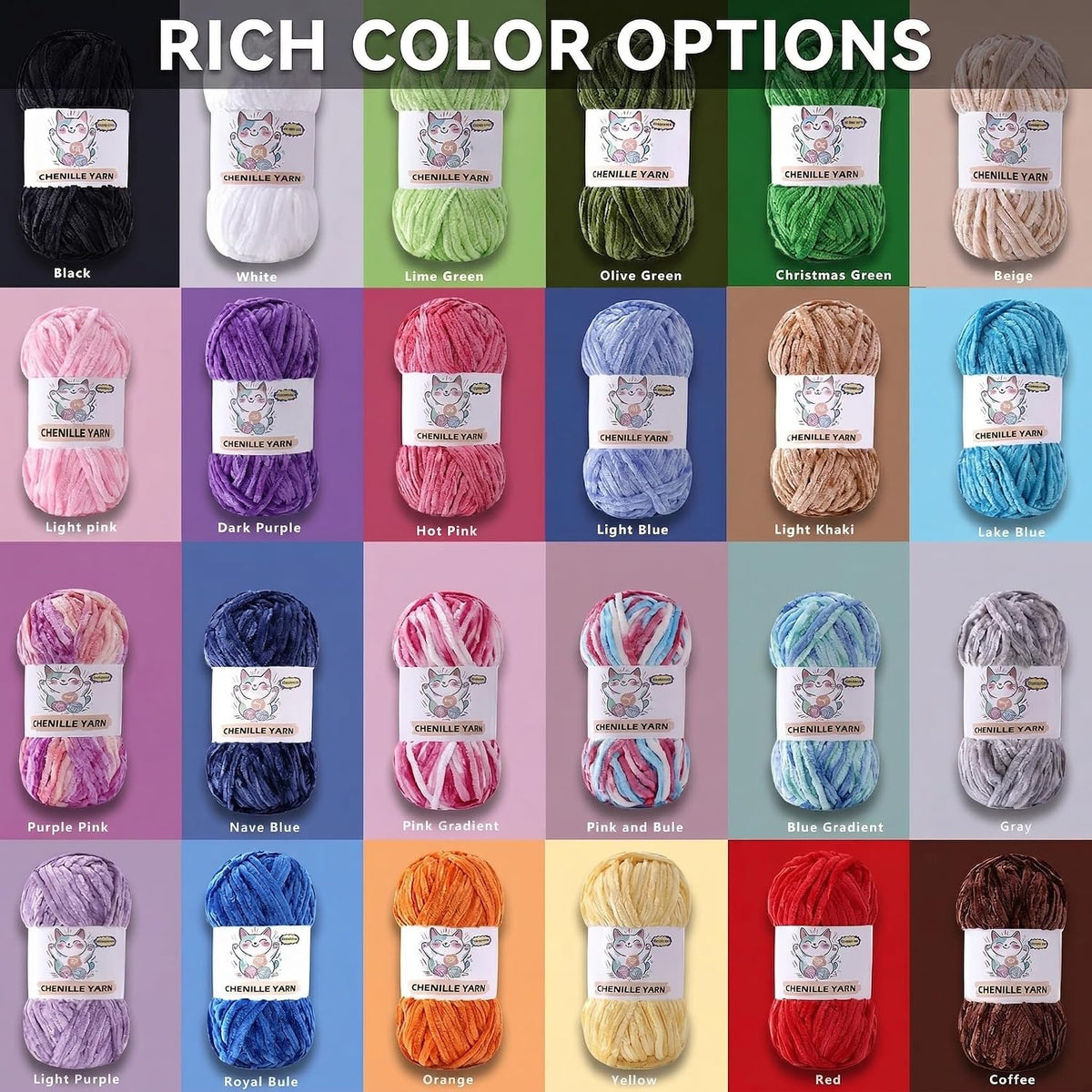 3 Pack Velvet Chenille Yarn for Crocheting and Knitting Beginners,Pink Velvet Plush Fuzzy Fluffy Chenille Yarn for Crochet Blankets/DIY Crafts(Pink)