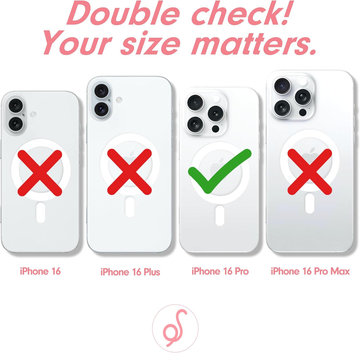 Case for iPhone 16 Pro | Compatible with MagSafe | 10ft Drop Tested | Gloss Peach