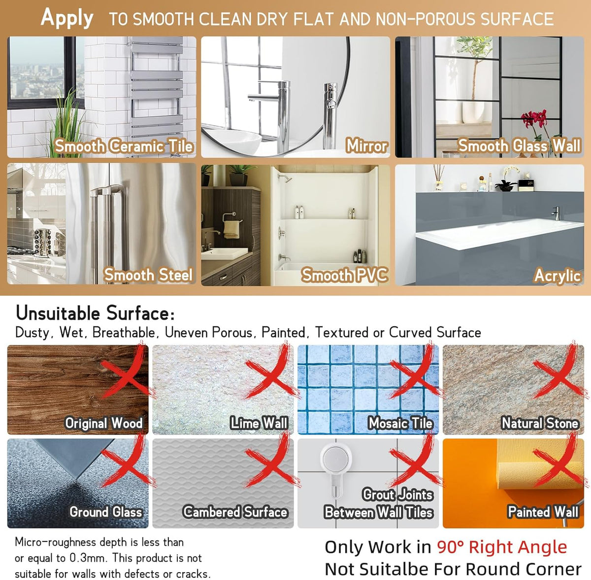 Corner Shower Caddy Suction Cup, Shower Shelves Suction Cup