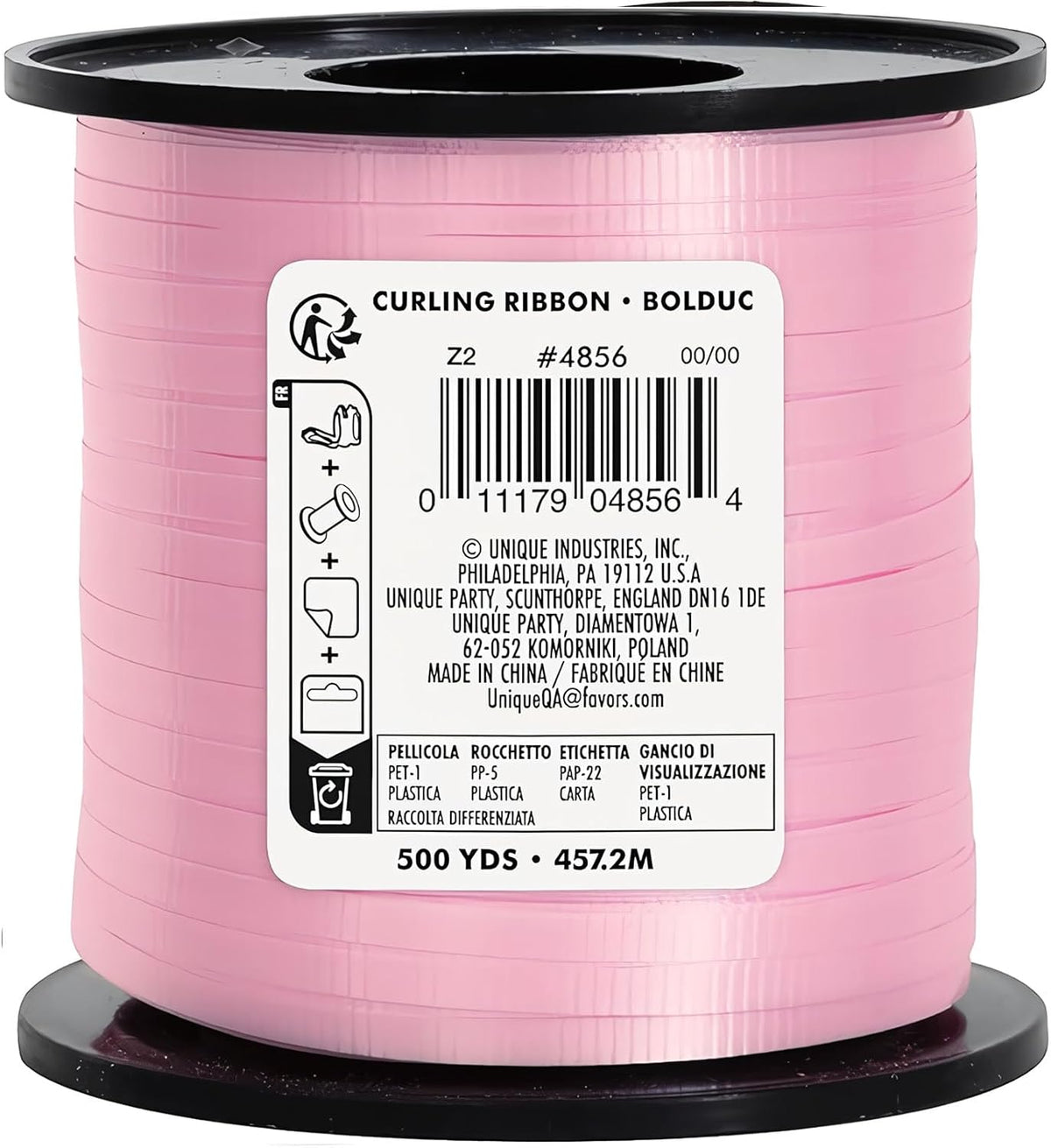 500 Yards Elegant Pastel Curling Ribbon - 1 Roll Of Premium Plastic, Durable - Perfect For Every Occasion