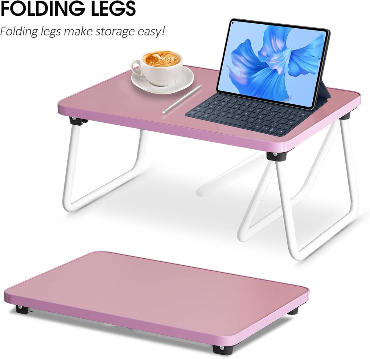 Lap Desks Laptop Tray for Bed or Couch, Breakfast Serving Tray