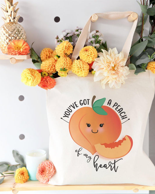 . Food Pun Reusable Grocery Bag and Farmers Market Tote Bag