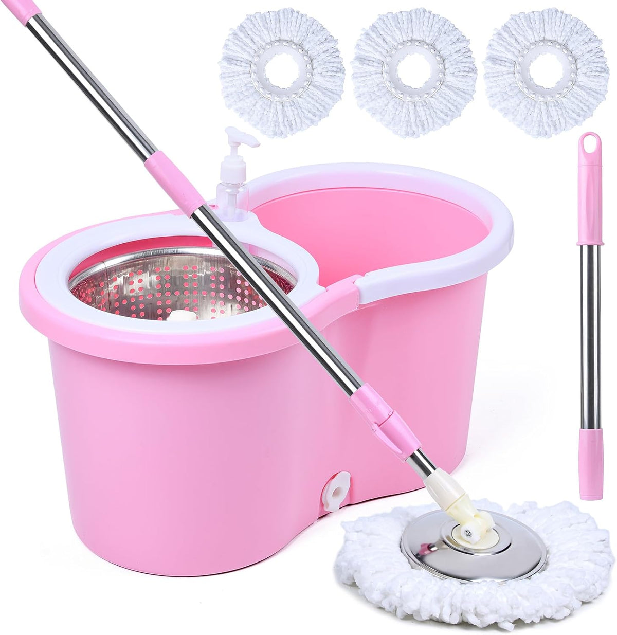 Mop and Bucket Set(Pink)
